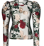 Maxime top black floral
