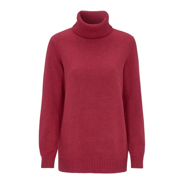 Newhouse Caroline Turtleneck Strawberry Red