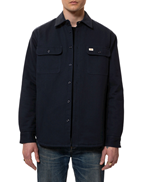 Nudie Jeans Glenn Padded Shirt Navy