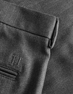 Les Deux Como Regular Herringbone Suit Pants Grey