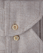 Stenströms Casual Fitted Body Beige Shirt