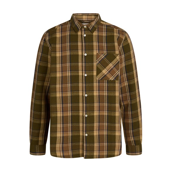 KnowledgeCotton Apparel Light Flannel Checkered Shirt Multi Check