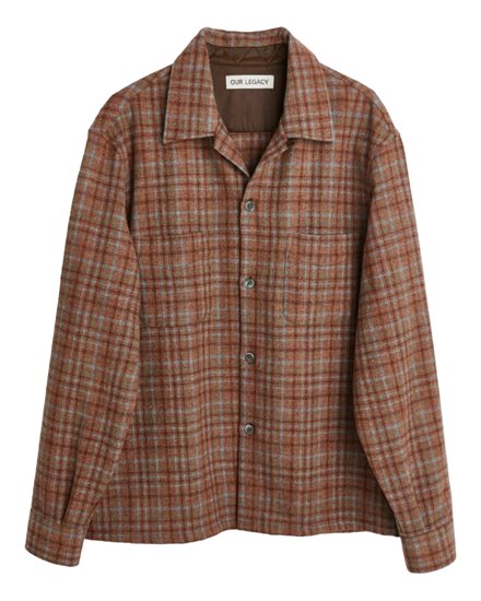 Our Legacy Heusen Shirt Rust Check