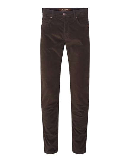 SAND Suede Touch Jeans Dark Brown