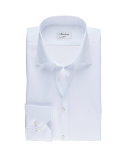 Stenströms Slimline White Dress Shirt
