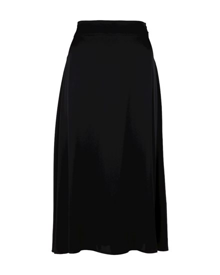 Stenströms Clementine Black Silk Skirt