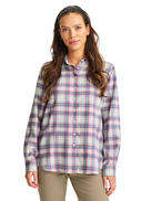 Newhouse Elsa Checked Flannel Shirt Pink
