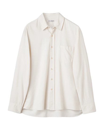 Our Legacy Classic Shirt White Silk