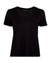 Stenströms Evy Linen T-Shirt Black