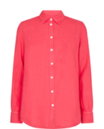 MOS MOSH Karli Linen Shirt Teaberry