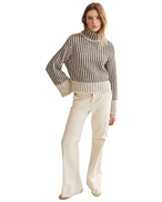 Hunkydory Picket Sweater Black/White Stripe