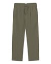 KnowledgeCotton Apparel Loose Linen Pants Burned Olive