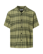 KnowledgeCotton Apparel Boxy Shirt Green Check