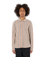 KnowledgeCotton Apparel Loose Striped Overshirt