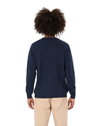 KnowledgeCotton Apparel Zig-Zag Badgeknit Total Eclipse