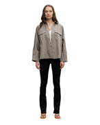 Ahlvar Gallery Kaia Overshirt Military Green