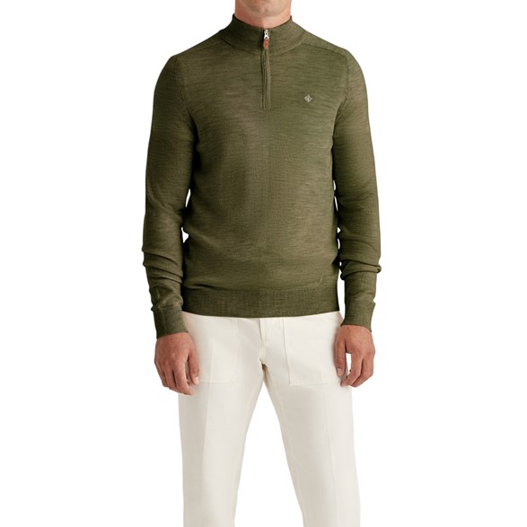 Morris Merino John Zip Olive
