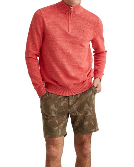 Morris Randall Half Zip Cerise