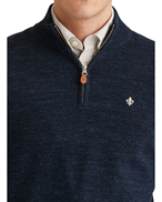 Morris Randall Half Zip Navy