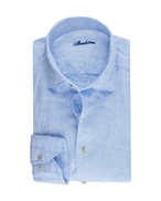 Stenströms Linen Shirt Slimline Light Blue