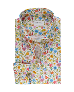Stenströms Floral Oxford Shirt Slimline