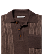 Nudie Jeans Frippe Polo Shirt Brown