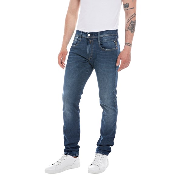 REPLAY Anbass Hyperflex Jeans Blue Or1