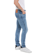 REPLAY Anbass Hyperflex Jeans X-Lite Shredded Light Blue