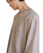 HOPE Flame Ls Tee Steel Grey Sun Faded