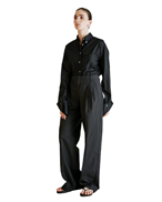 HOPE Lungo Trousers Black Cotton