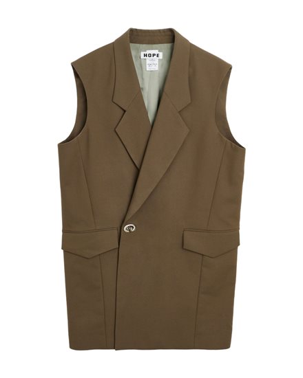 HOPE Prime Dress Khaki Green