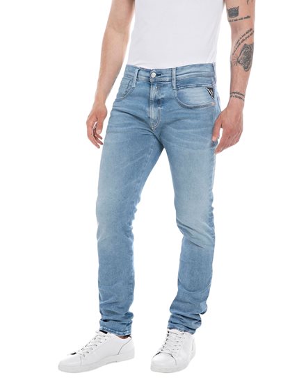 REPLAY Anbass Hyperflex Jeans Light Blue Or3