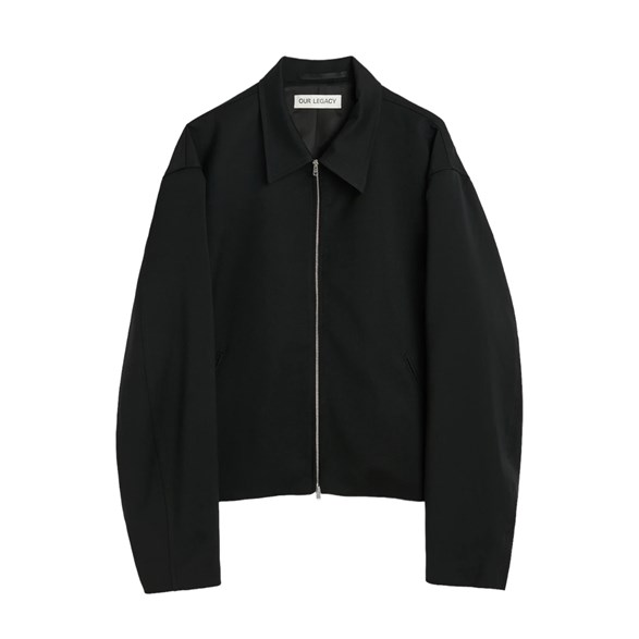 Our Legacy Mini Jacket Worsted Wool Black