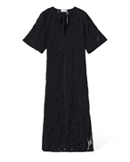 Rodebjer Lynn Applique Dress Black