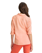 Newhouse Elsa Linen Shirt Wild Strawberry