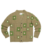 NN.07 Nate Cardigan 6603 Khaki Multi