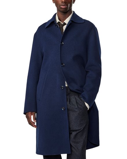 NN.07 Franco 8015 Coat Navy Blue