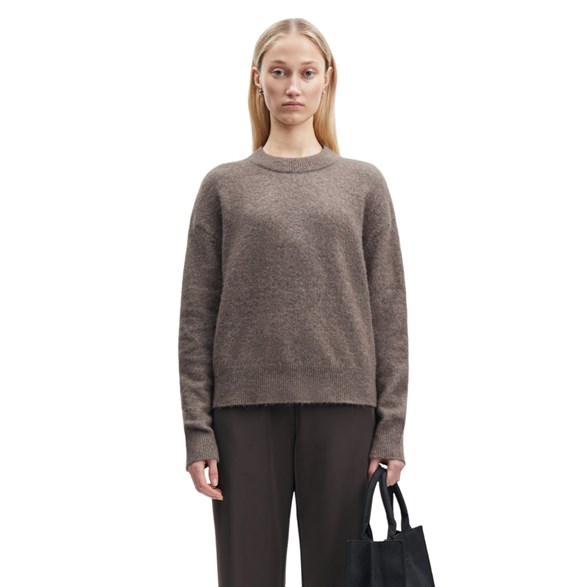 SAMSOE SAMSOE Anour O-N Knit Major Brown