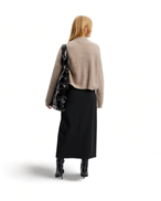Gestuz Joelle Hw Long Skirt Black
