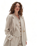 InWear Wail Blazer Mocha Grey Melange