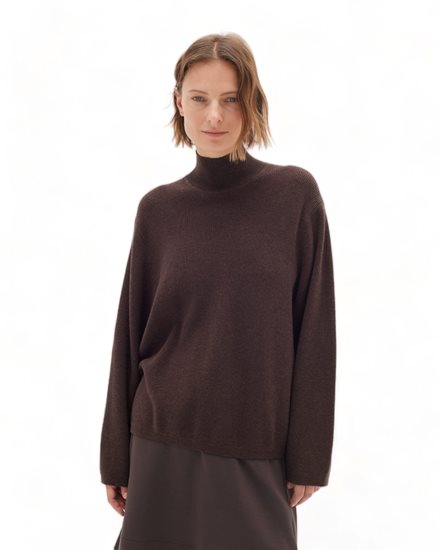 InWear Rudi Open Back Pullover Americano Melange