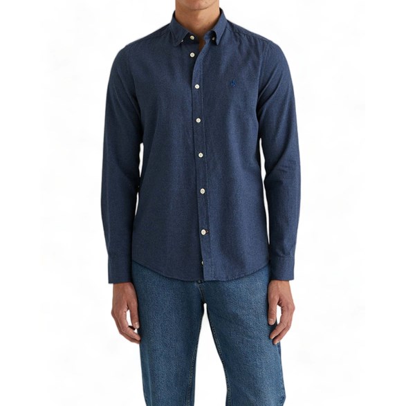 Morris Watts Flannel Shirt Blue
