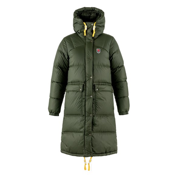 Fjällräven Expedition Long Down Parka Women Deep Forest