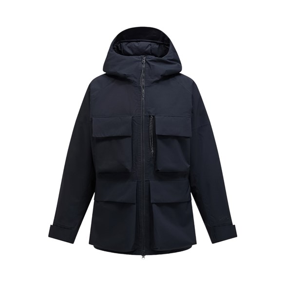 Peak Performance 2L Oversized Field Jacket Black