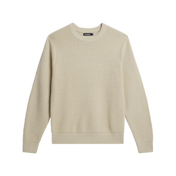 J.Lindeberg Oliver Structure Sweater Oyster Grey