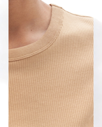 Filippa K Fine Rib Tee Sand