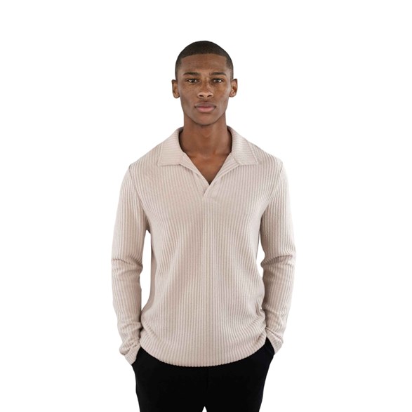 Ciszere Nelson Knitted Long Sleeve Oyster