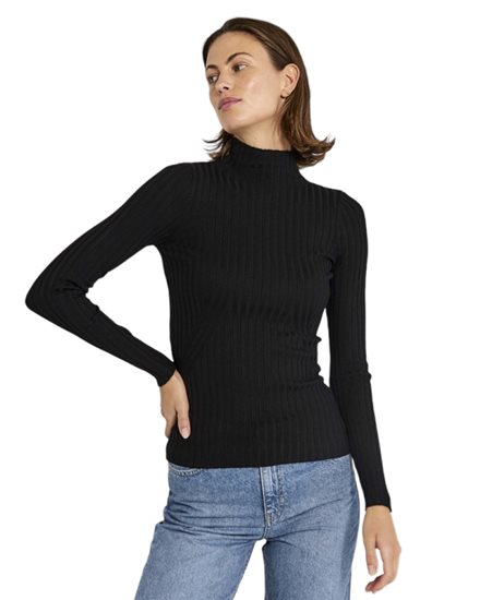 NORR Karlina Ls Top Black