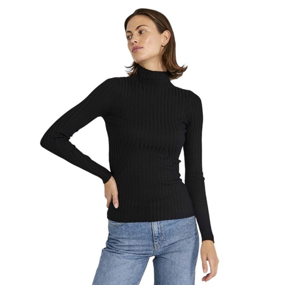 NORR Karlina Ls Top Black