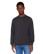 KnowledgeCotton Apparel Badge Sweatshirt Phantom